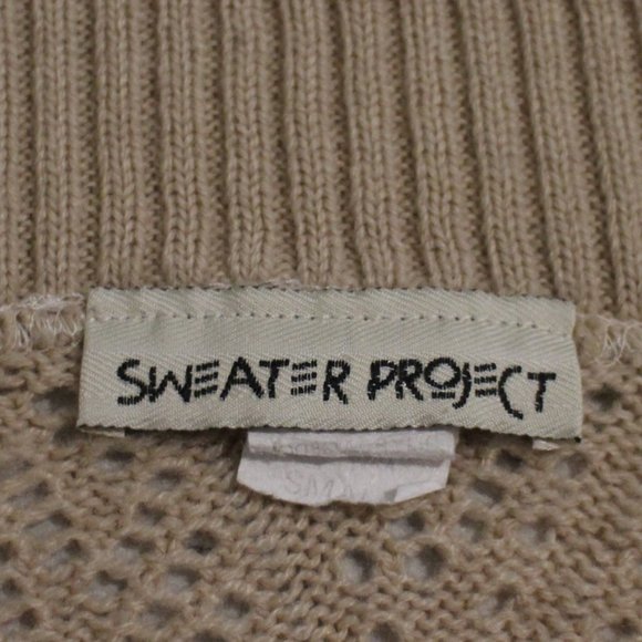 SWEATER PROJECT, BEIGE LONG SWEATER - Picture 5 of 7